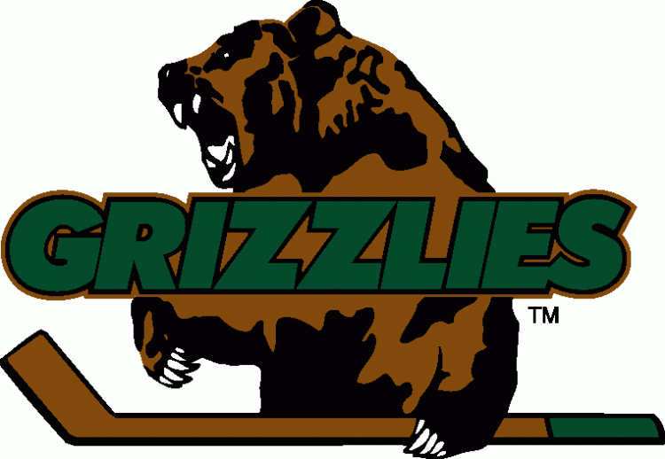 Utah Grizzlies 1995 96-1997 98 Primary Logo iron on transfers for T-shirts